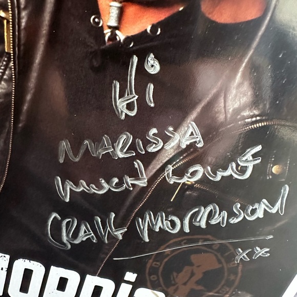 Craig Morrison autographed poster - like new condition - Picture 2 of 2
